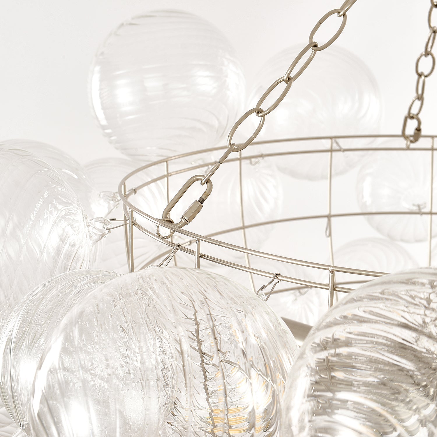 Talia Chandelier Glass Sphere Cascade - Letslighting