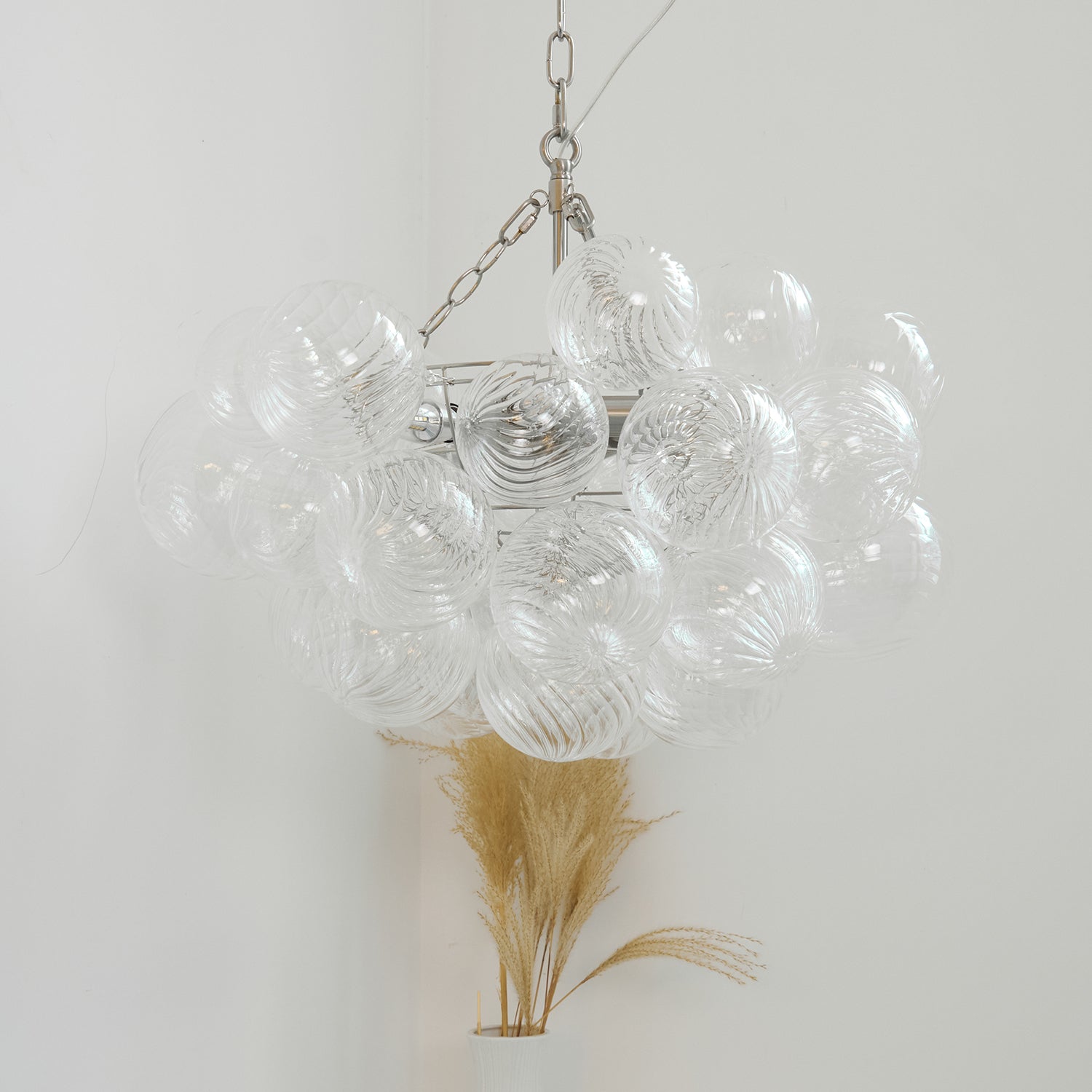 Talia Chandelier Glass Sphere Cascade - Letslighting