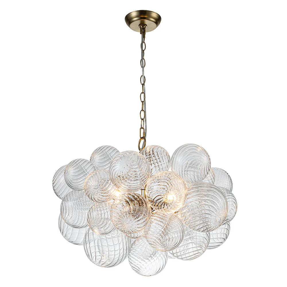 Talia Chandelier Glass Sphere Cascade - Letslighting