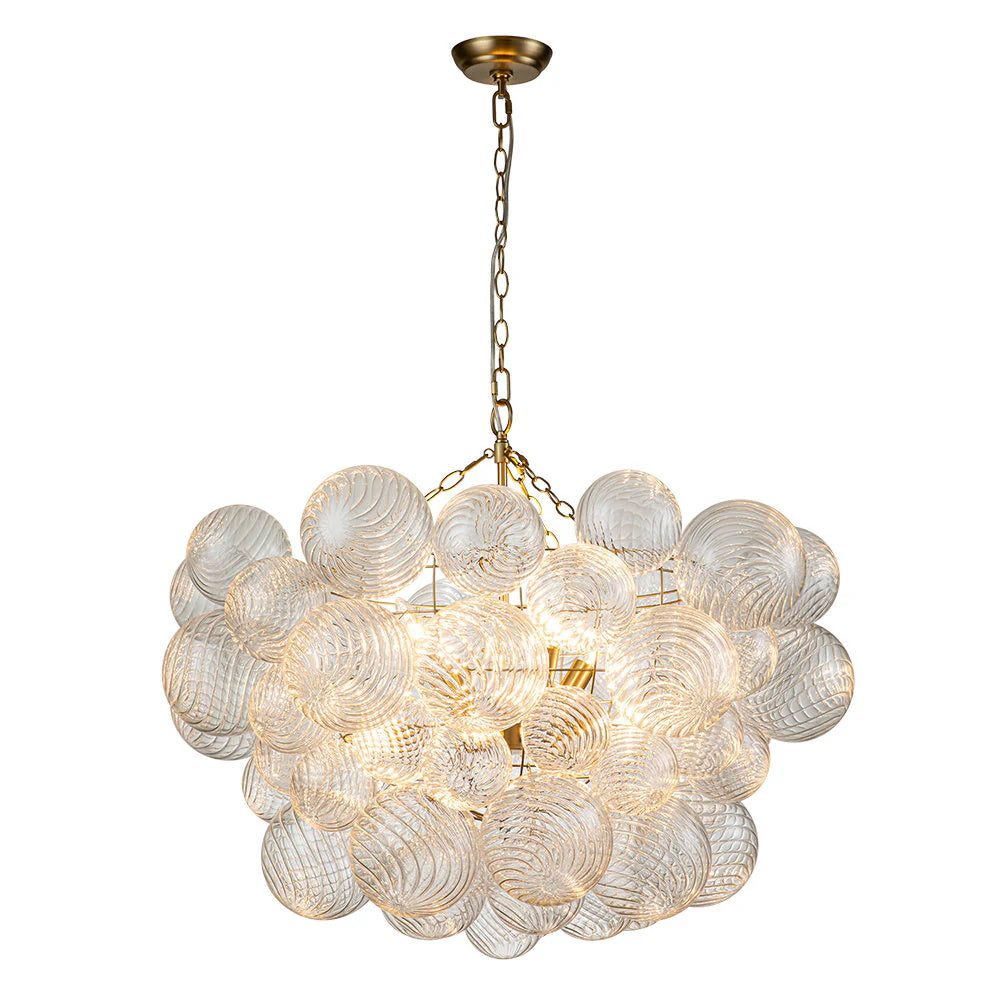 Talia Chandelier Glass Sphere Cascade - Letslighting