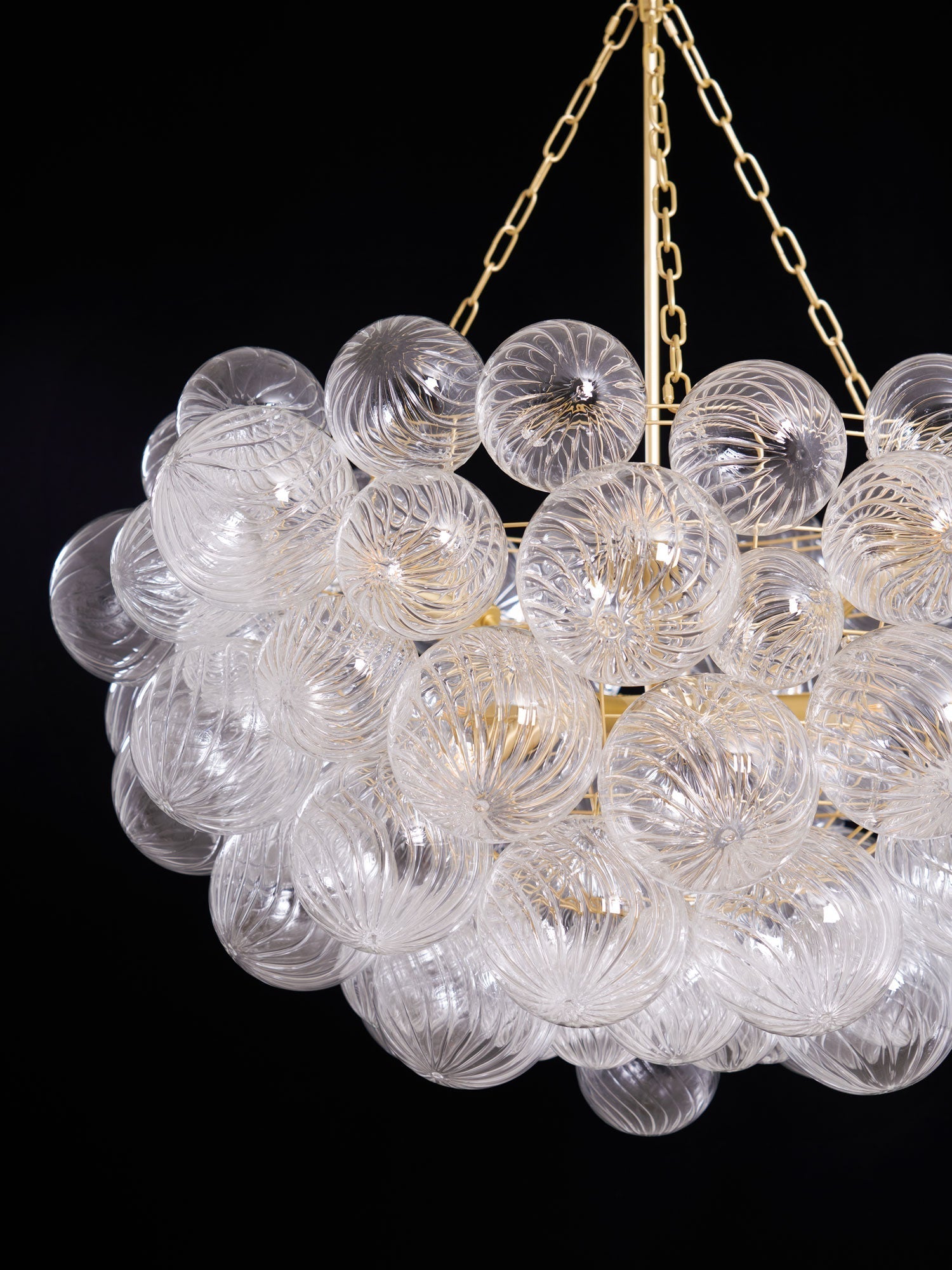 Talia Chandelier Glass Sphere Cascade - Letslighting