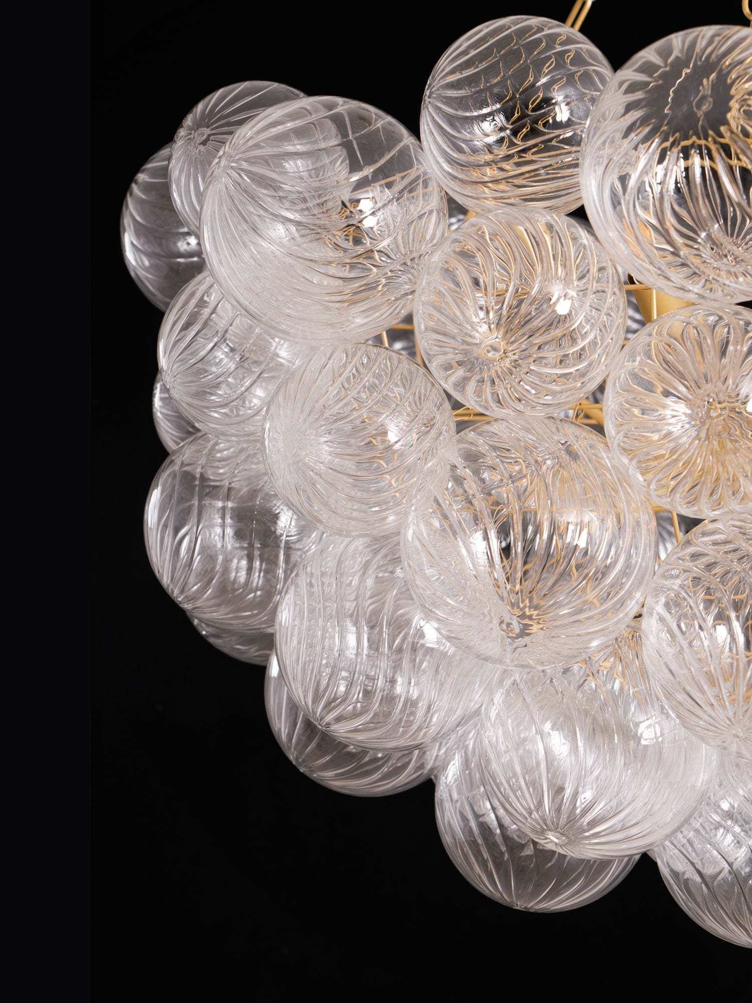 Talia Chandelier Glass Sphere Cascade - Letslighting