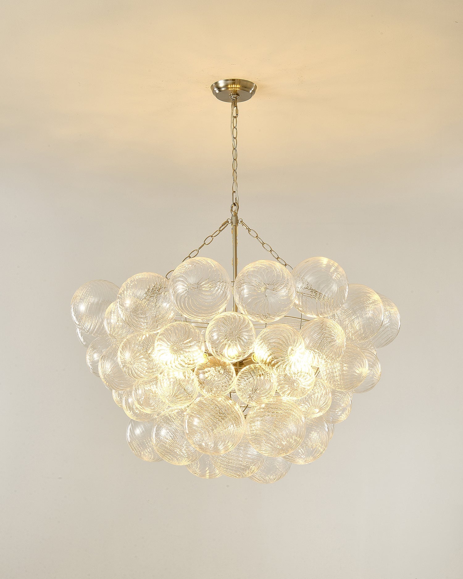 Talia Chandelier Glass Sphere Cascade - Letslighting