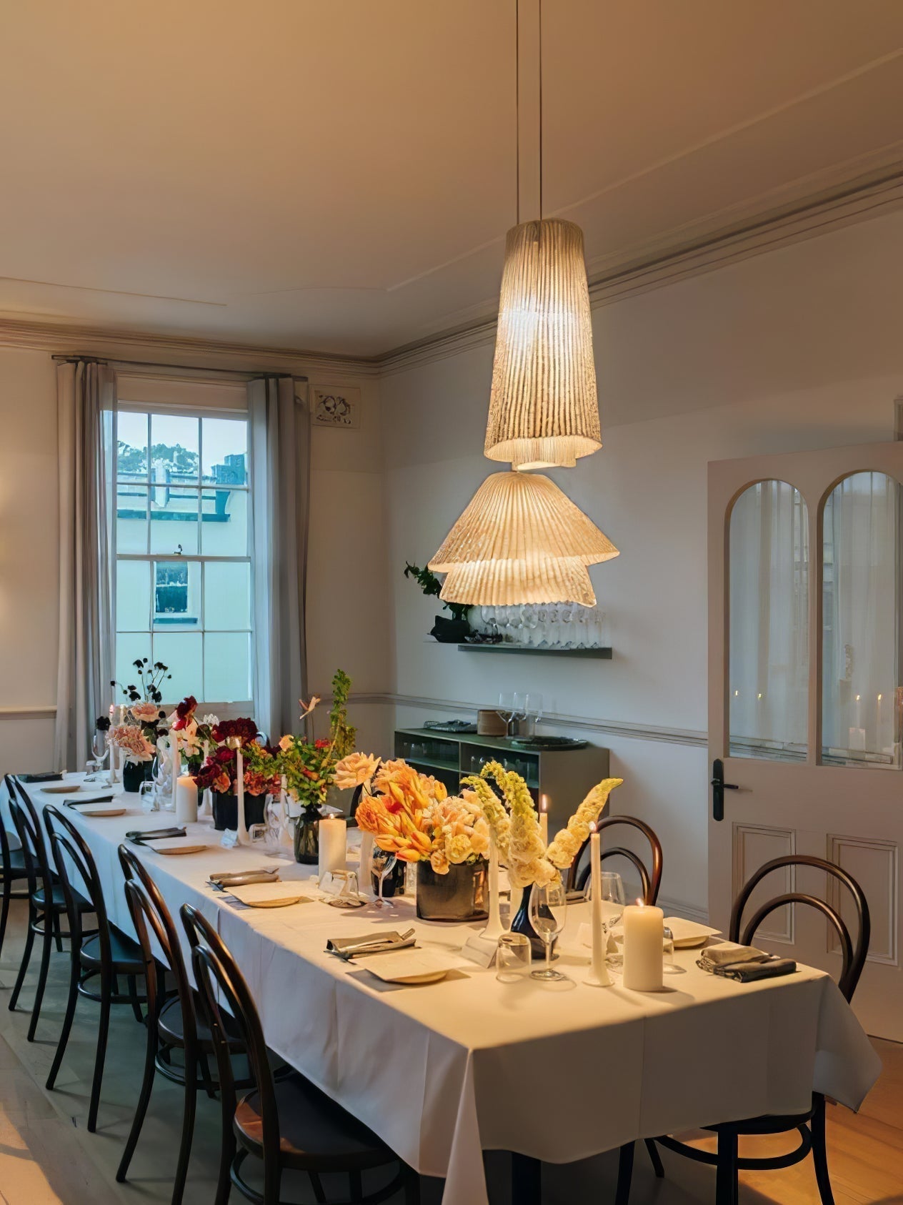 Stainless Steel Pleated Pendant Lamp - Blowlighting