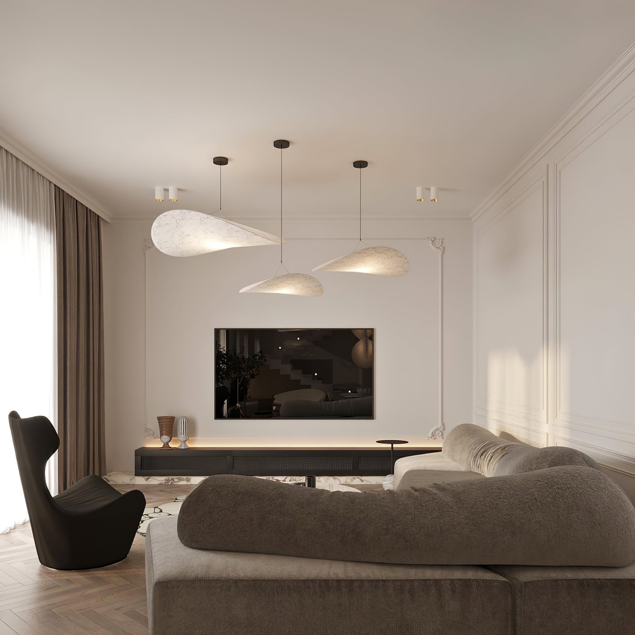 Tense Pendant Swag Light - Blowlighting