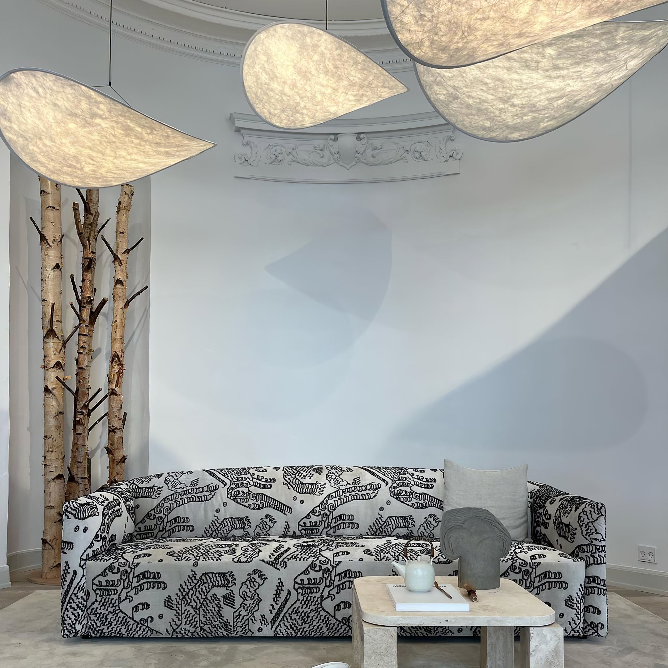 Tense Pendant Swag Light - Blowlighting