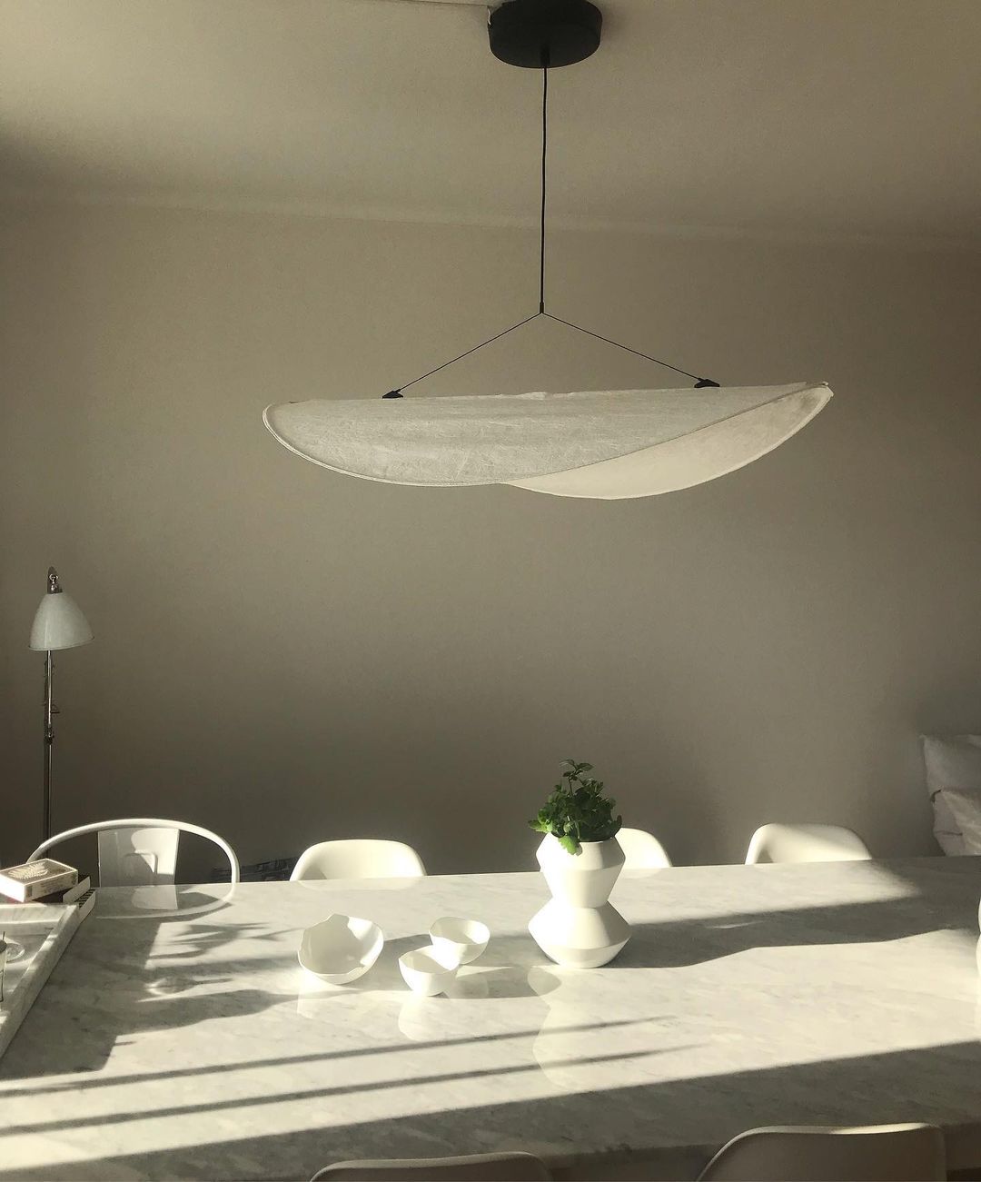 Elsolir Modern Minimalist Paper Pendant Lamp - Lamp Copper