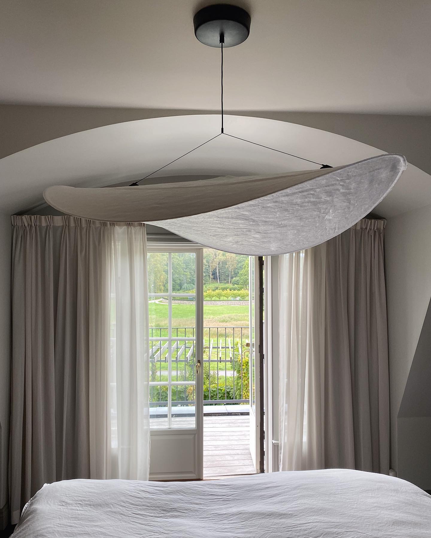 Elsolir Modern Minimalist Paper Pendant Lamp - Lamp Copper