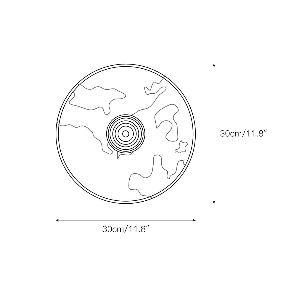 Evvarel Modern Minimalist Green Marble Metal Sconce Wall Lamp - Lamp Copper