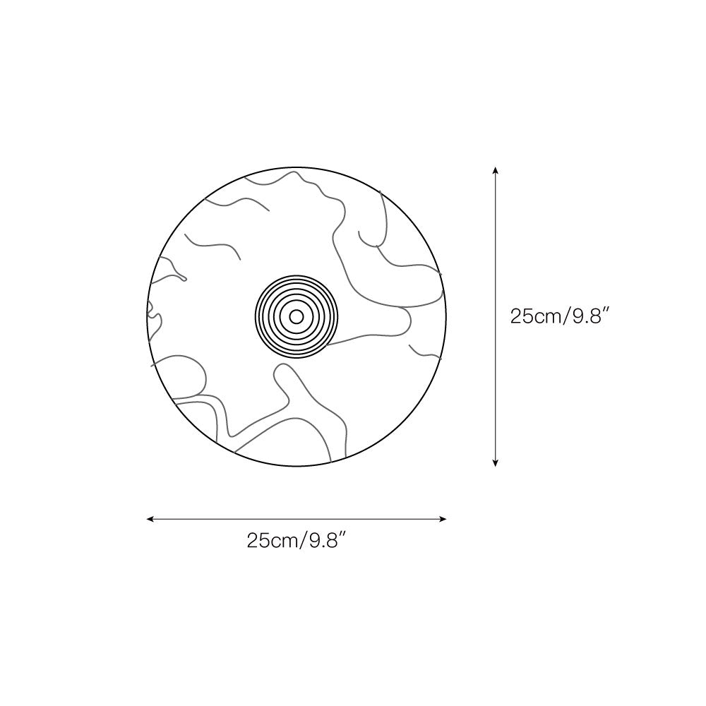 Evvarel Modern Minimalist Green Marble Metal Sconce Wall Lamp - Lamp Copper