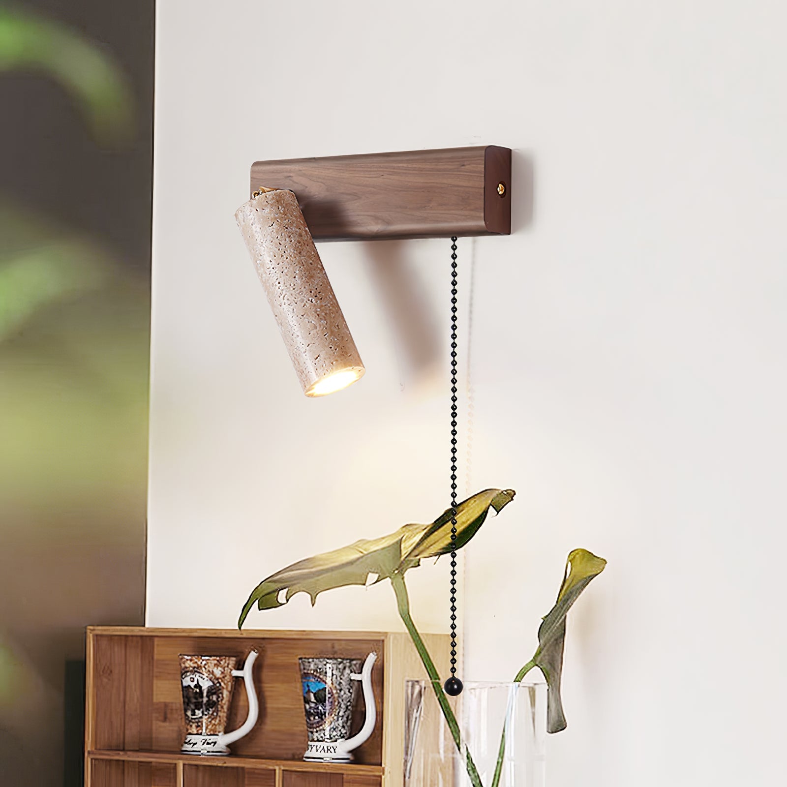 Terra Moderne Minimaliste Poutre Tirette Applique Murale Lumière