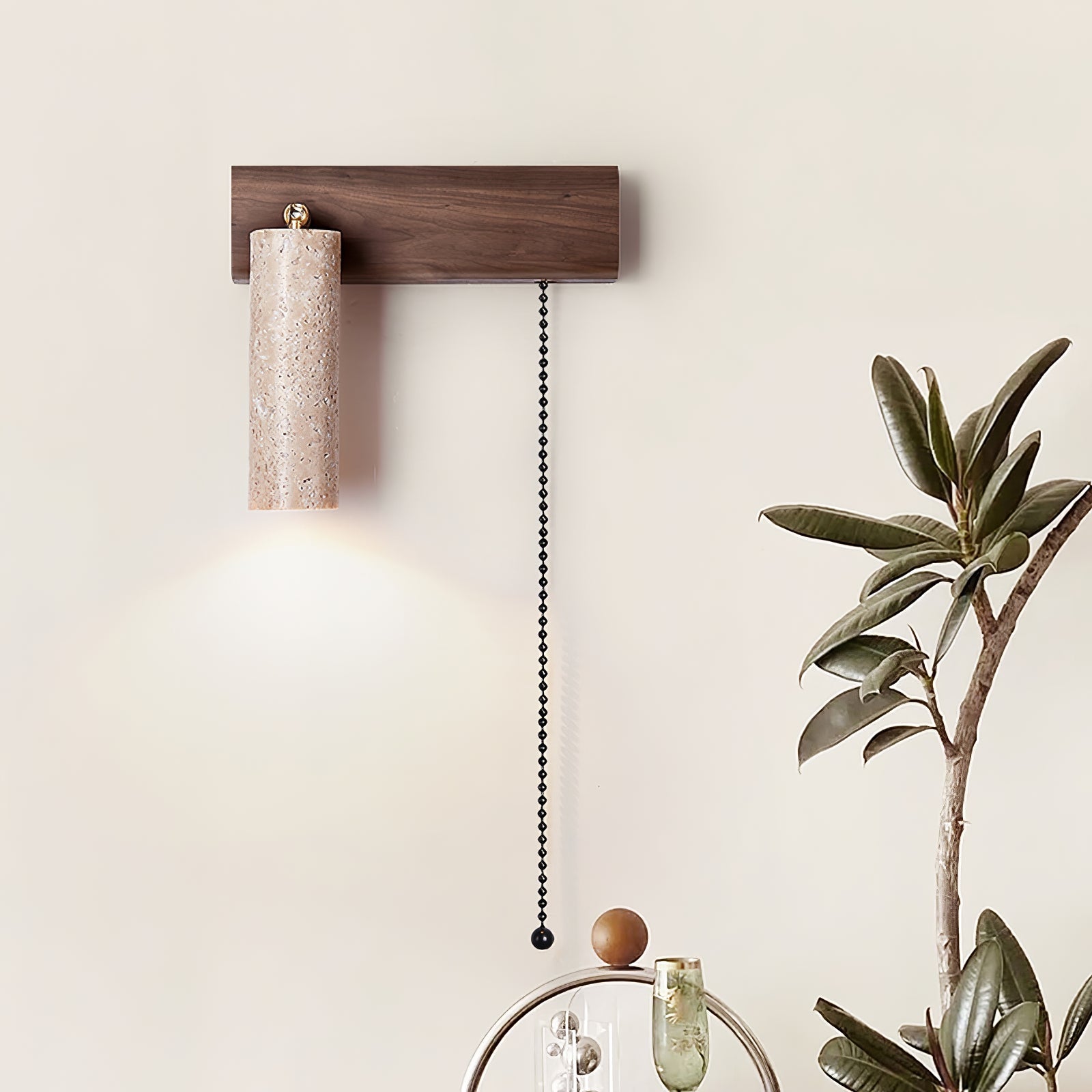 Terra Moderne Minimaliste Poutre Tirette Applique Murale Lumière