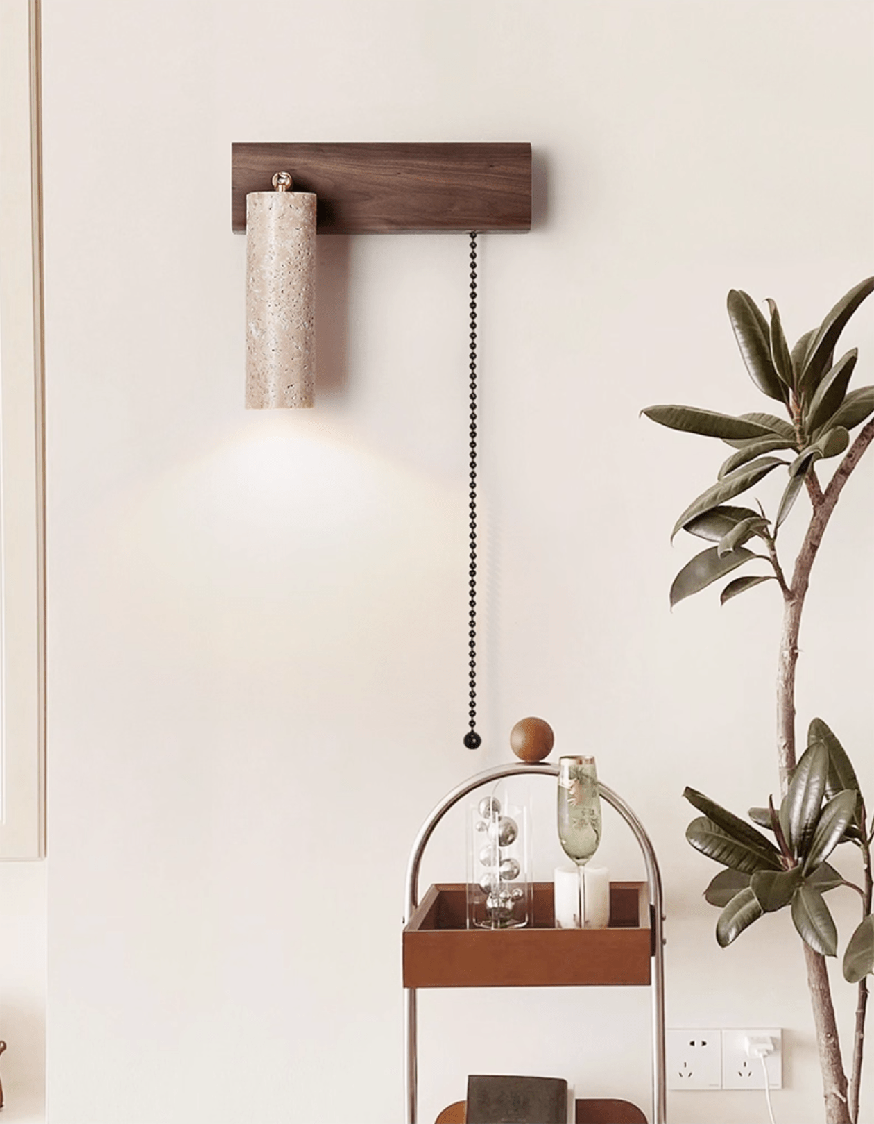 Terra Moderne Minimaliste Poutre Tirette Applique Murale Lumière