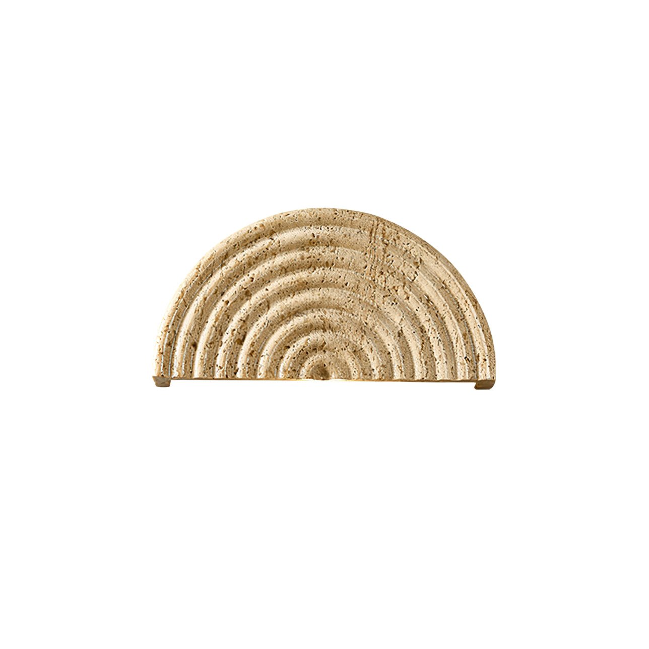 Faro Travertine Half-Moon Wall Lamp - Letslighting