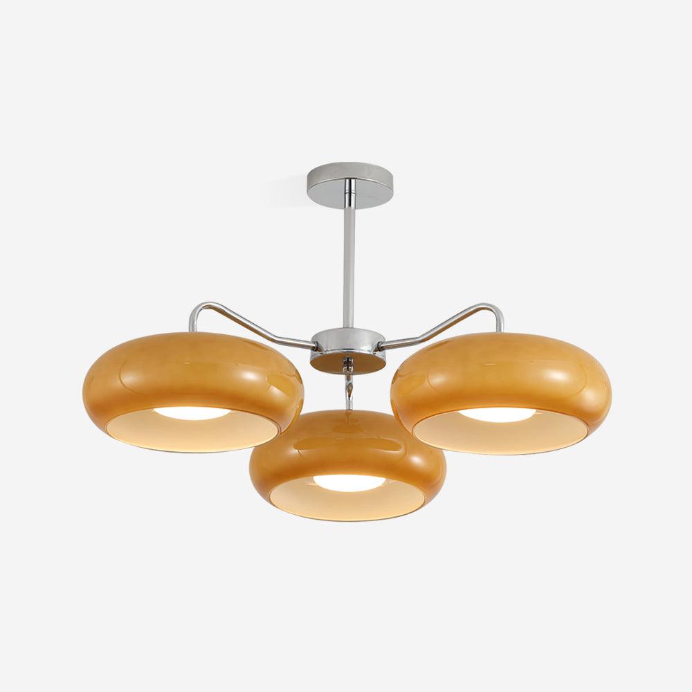 Tetra Ceiling Light Chrome Elegant 3-Bulb - Letslighting