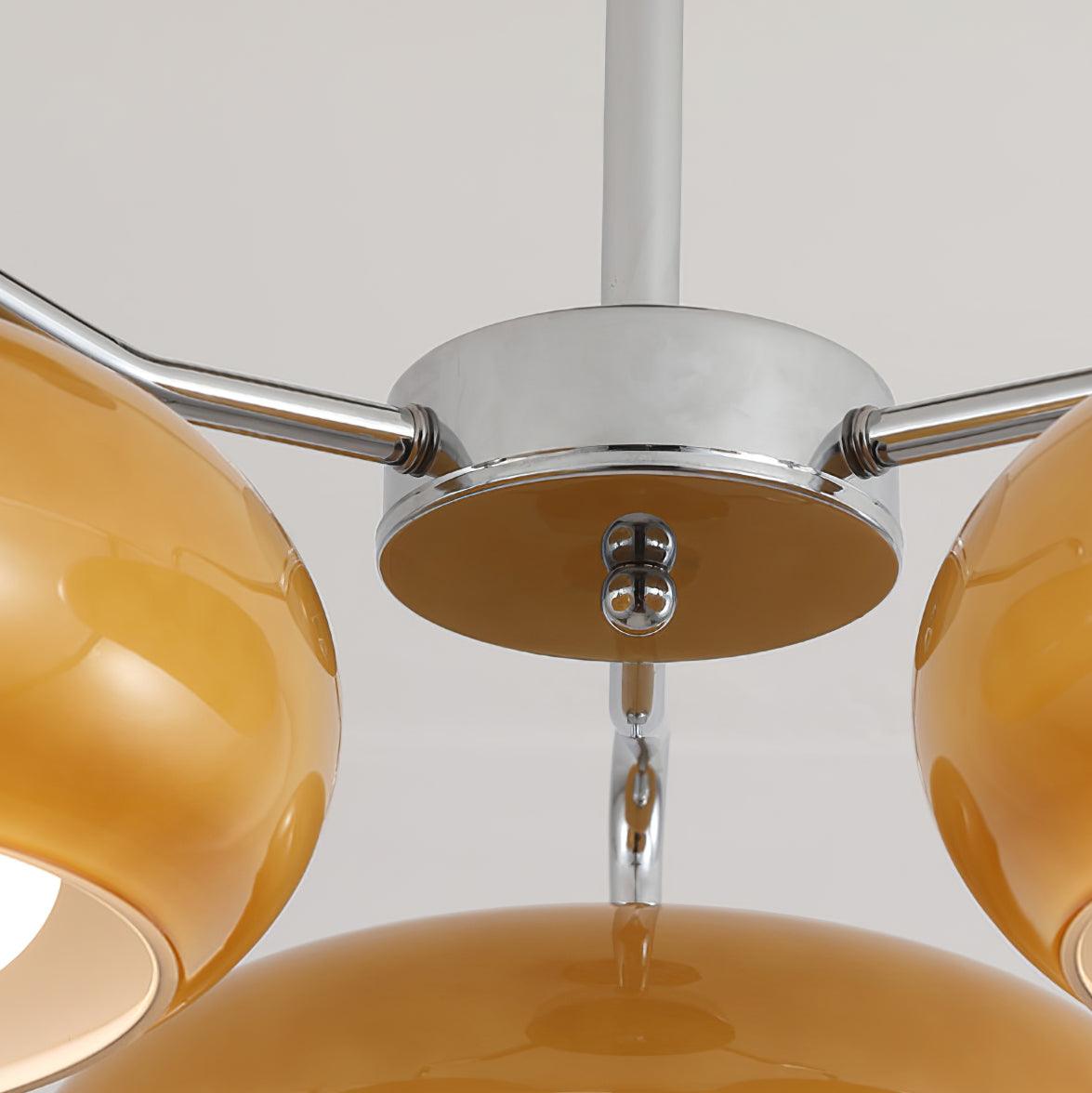 Tetra Ceiling Light Chrome Elegant 3-Bulb - Letslighting