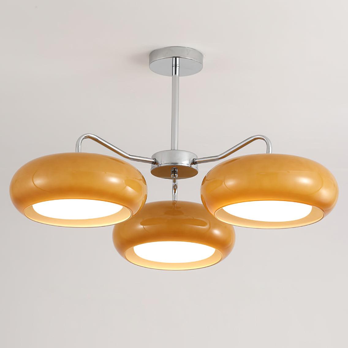 Tetra Ceiling Light Chrome Elegant 3-Bulb - Letslighting