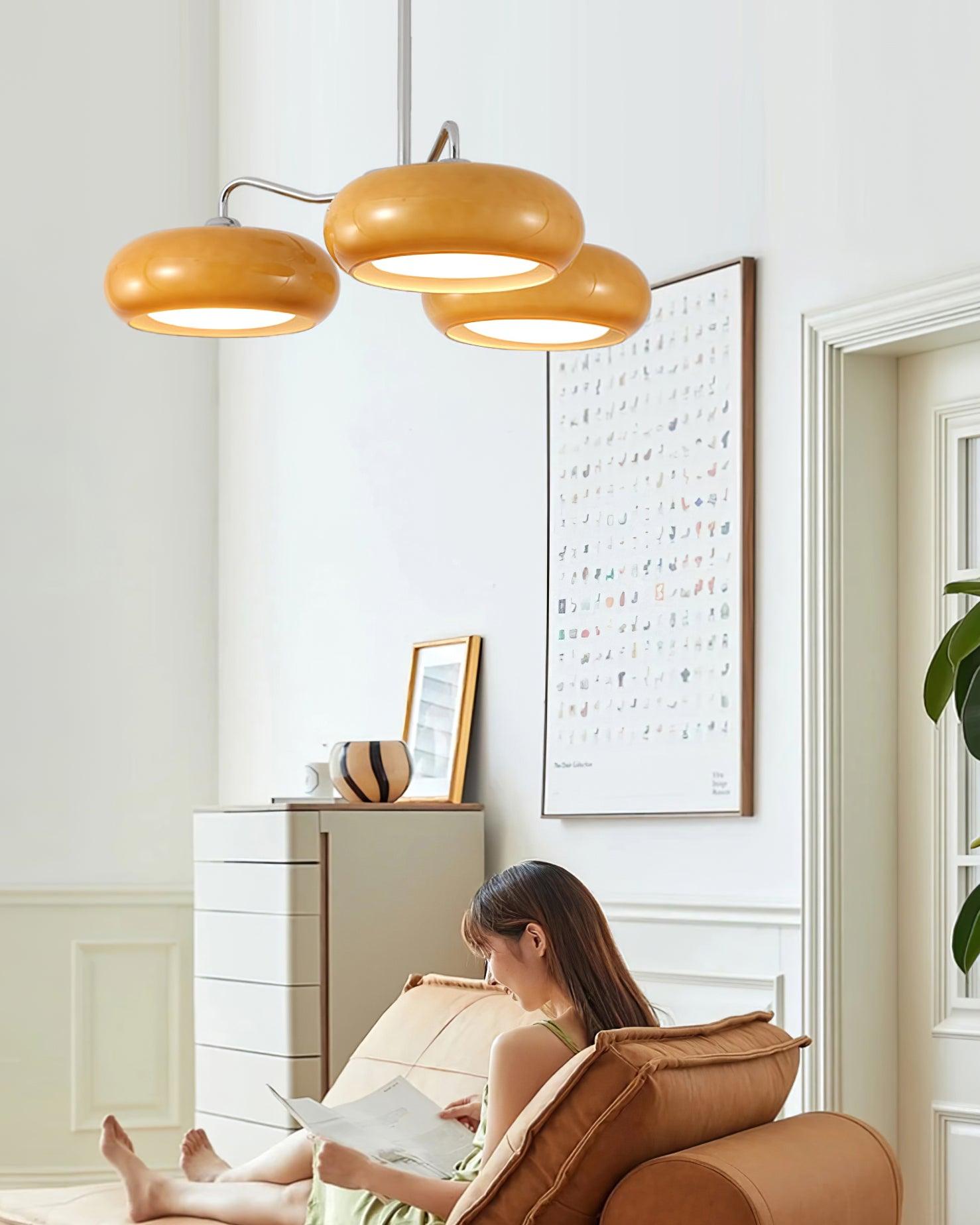 Tetra Ceiling Light Chrome Elegant 3-Bulb - Letslighting