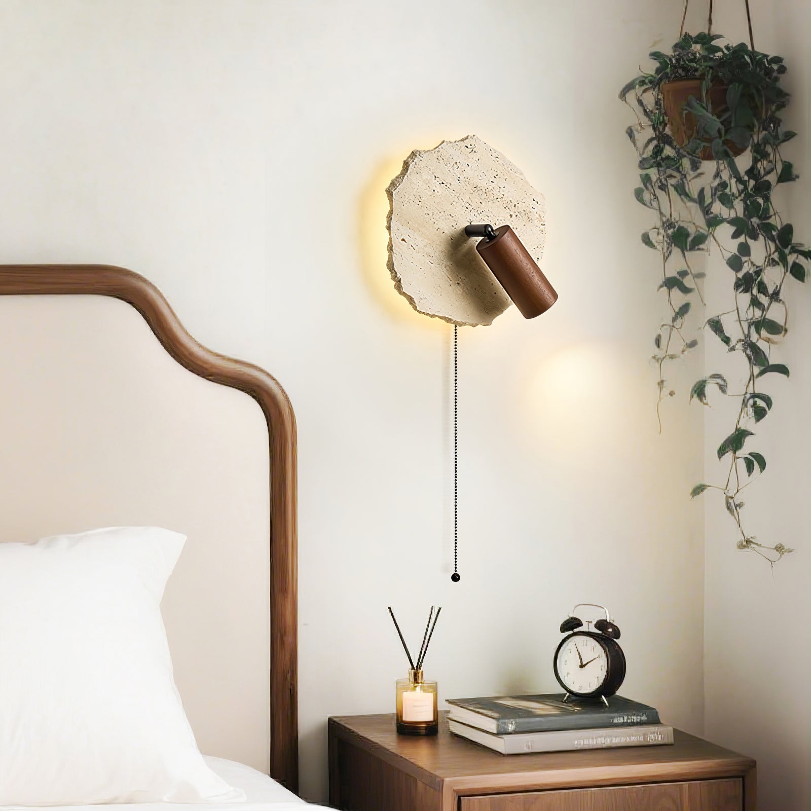 Cleo Travertine Wall Light Spotlight - Letslighting