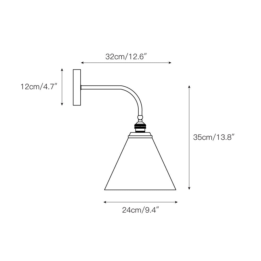 Zomareth Modern Minimalist Ceramics Wall Lamp - Lamp Copper