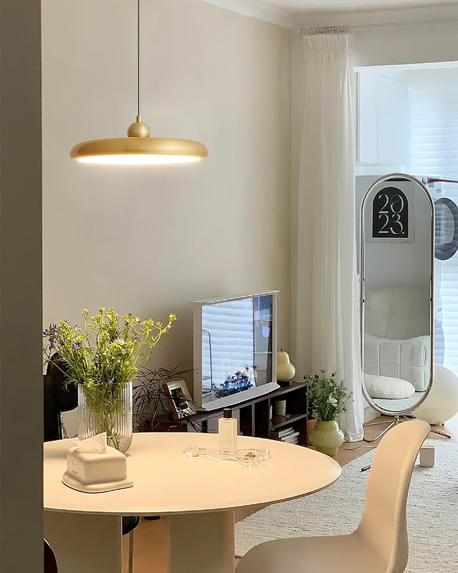 Thin Disc Pendant Lamp - Blowlighting