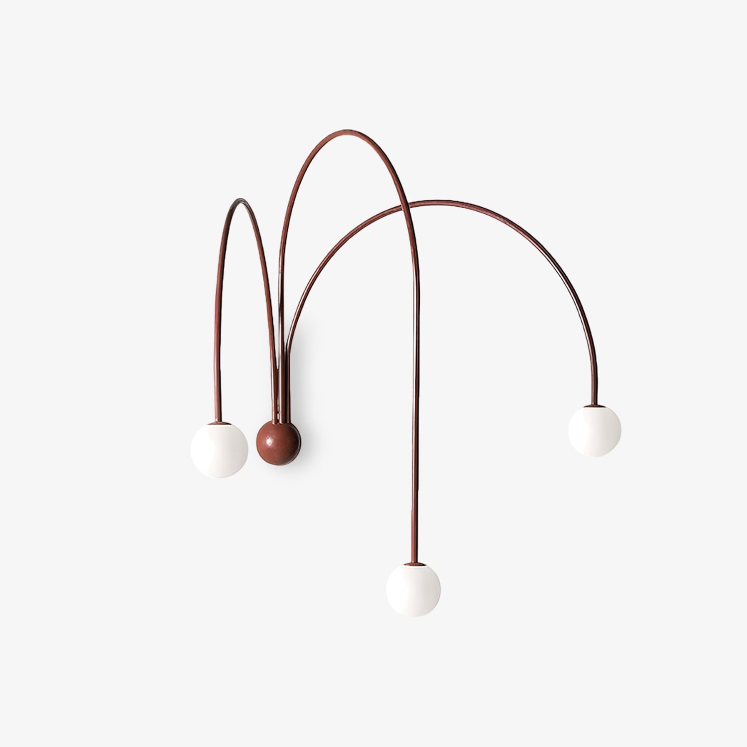 Gran Moderne Minimaliste Verre Fer Applique Murale Lampe
