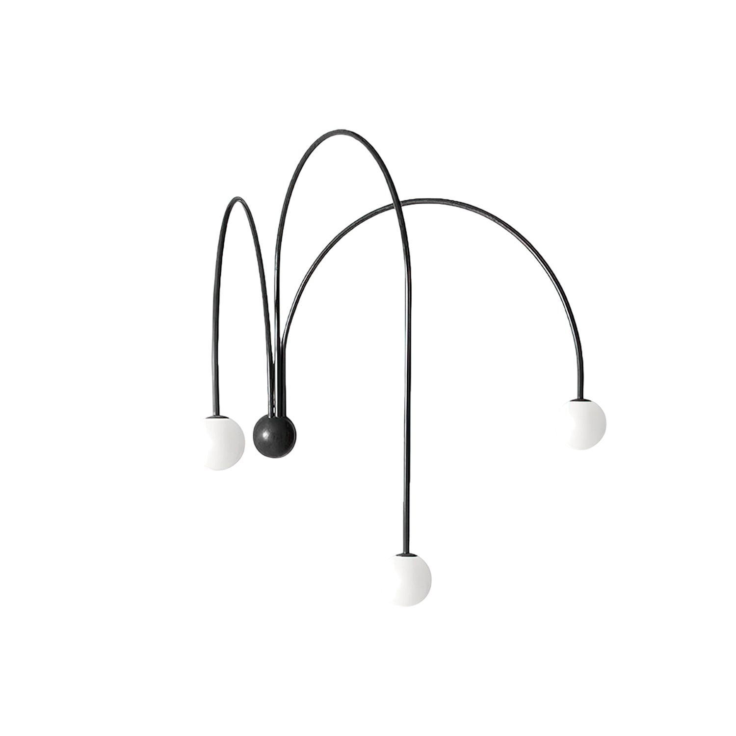 Gran Moderne Minimaliste Verre Fer Applique Murale Lampe