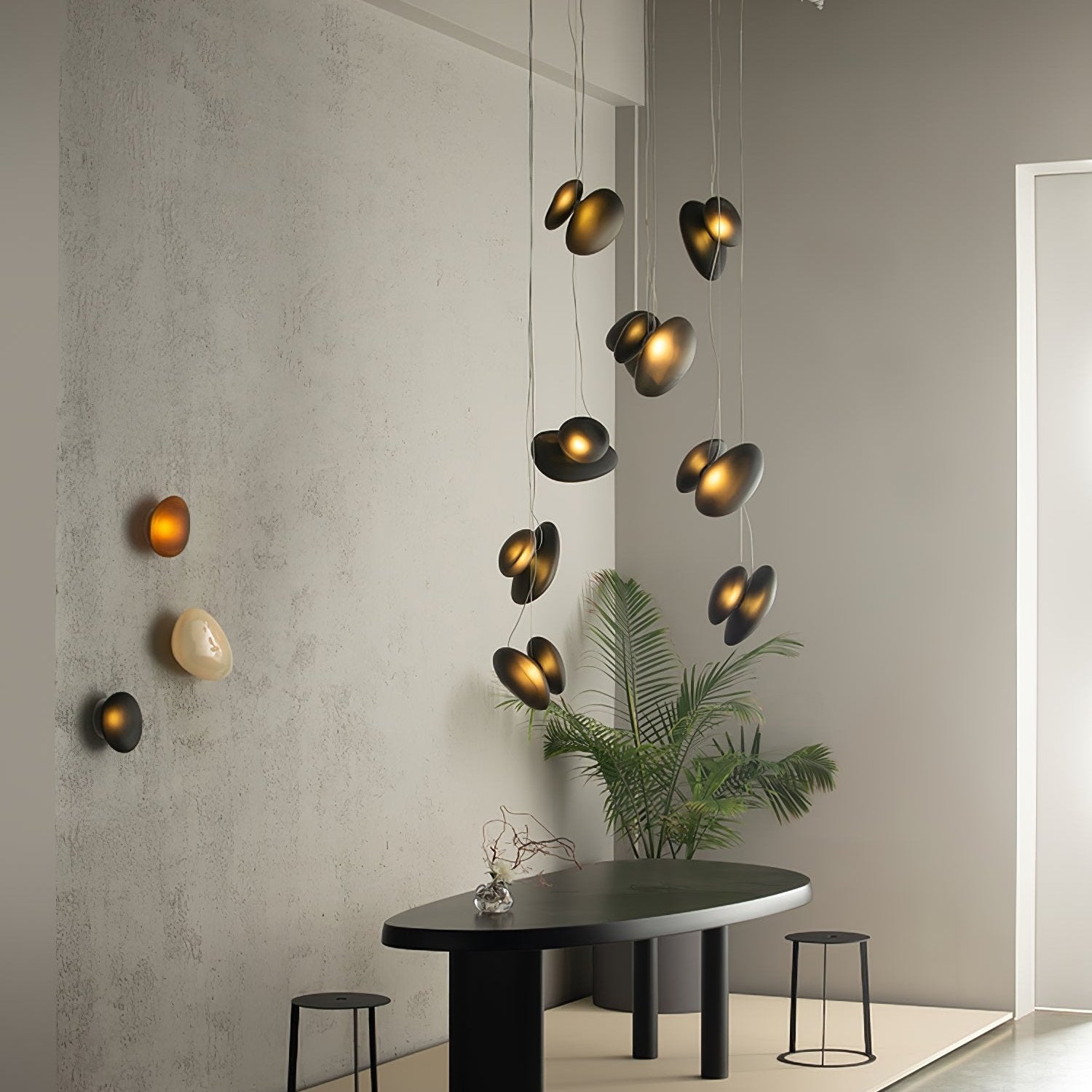 Translucent Frosted Glass Pendant Light - Blowlighting