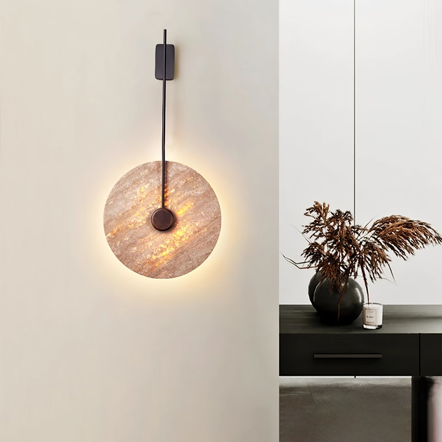 Visolia Travertine Wall Light - Letslighting