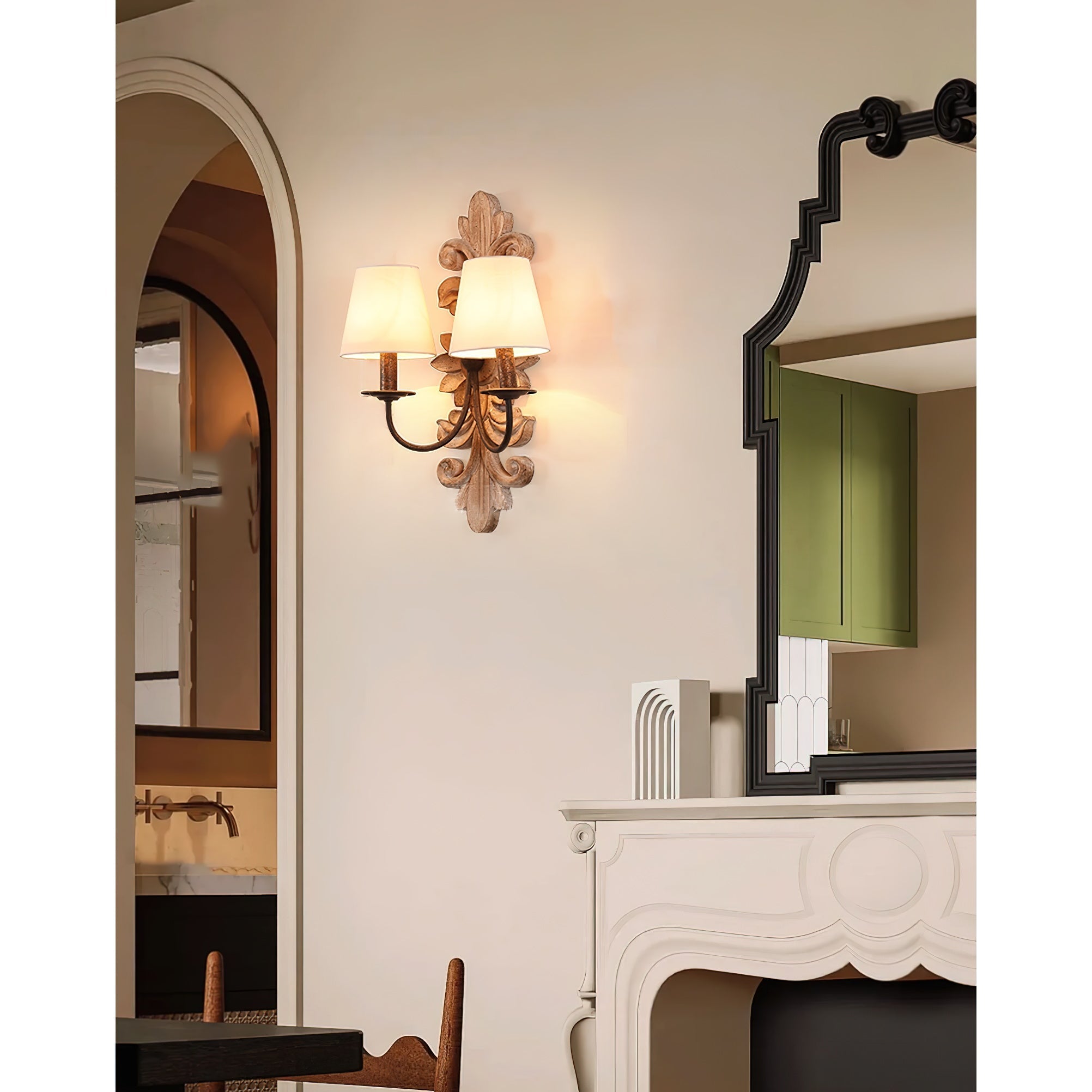 Vadora Postmodern Luxury Metal Sconce Wall Lamp - Lamp Copper