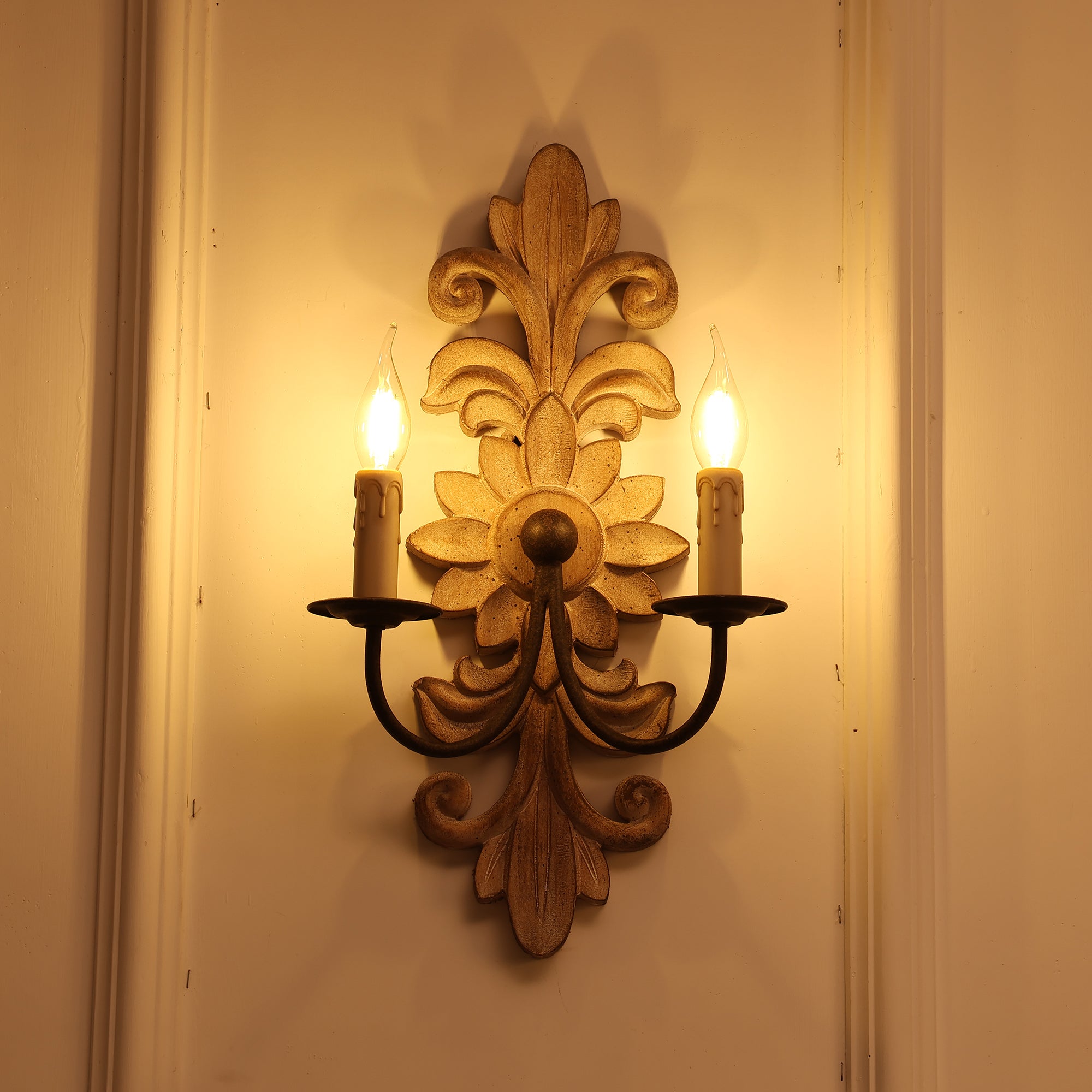 Vadora Postmodern Luxury Metal Sconce Wall Lamp - Lamp Copper