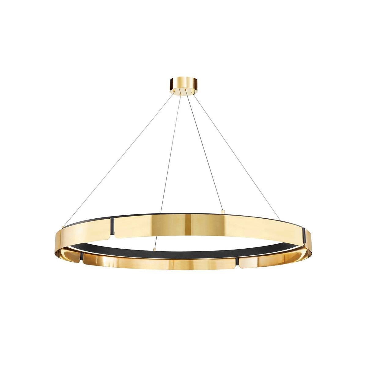 Alraeion Modern Minimalist Metal Chandelier - Lamp Copper