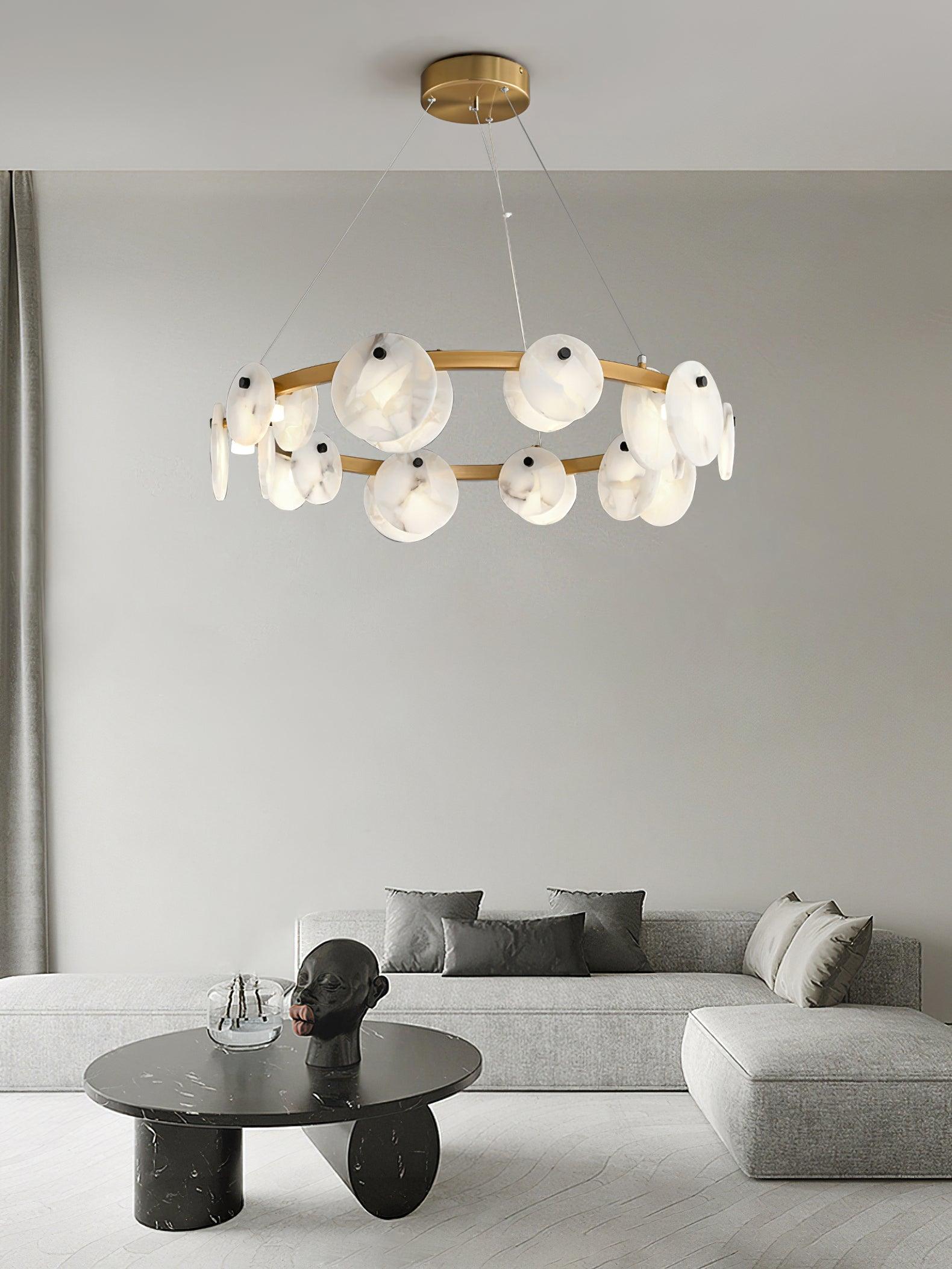 Olveneth Alabaster Chandelier - Letslighting