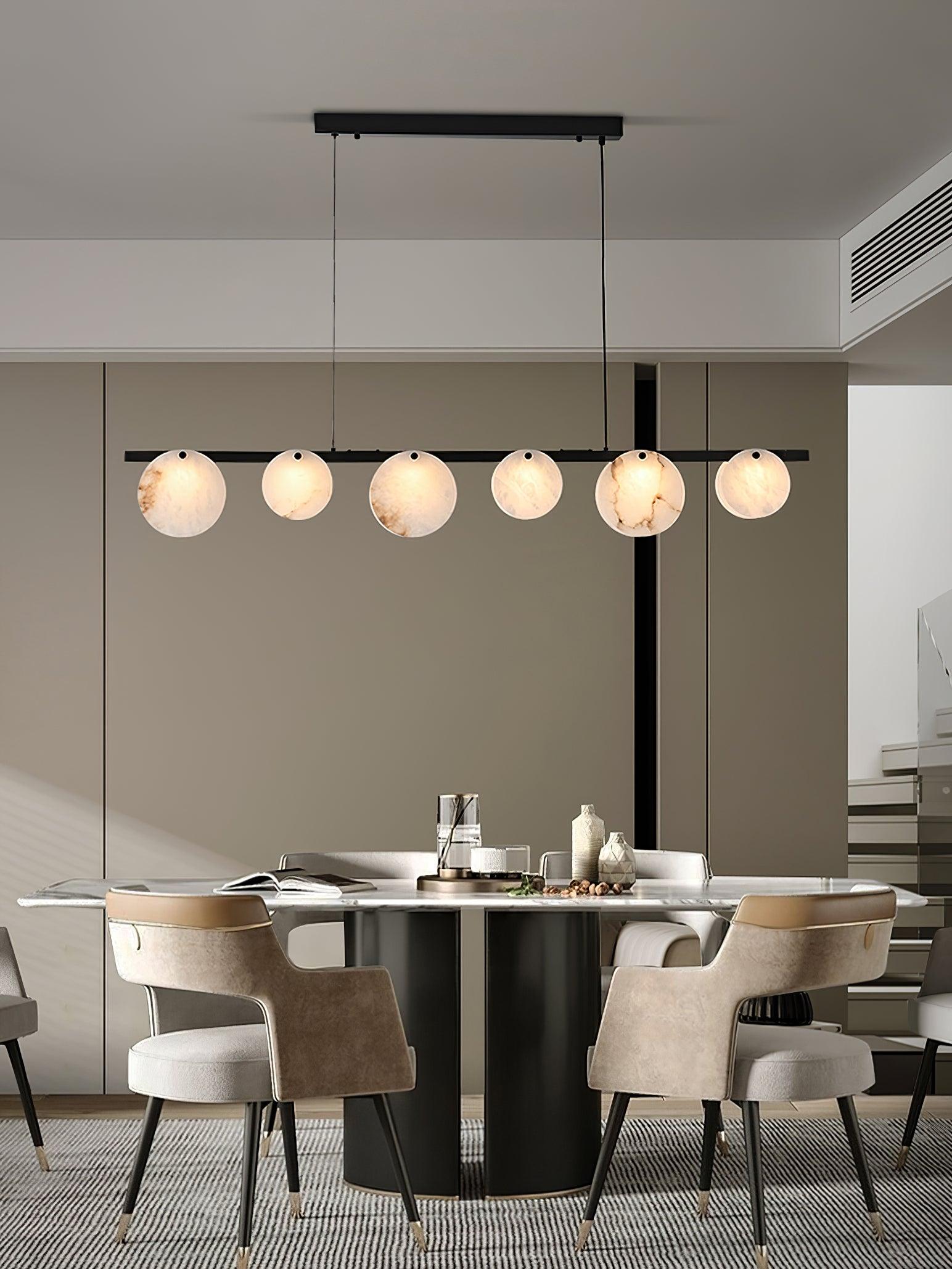 Olirel Linear Alabaster Pendant Light - Letslighting