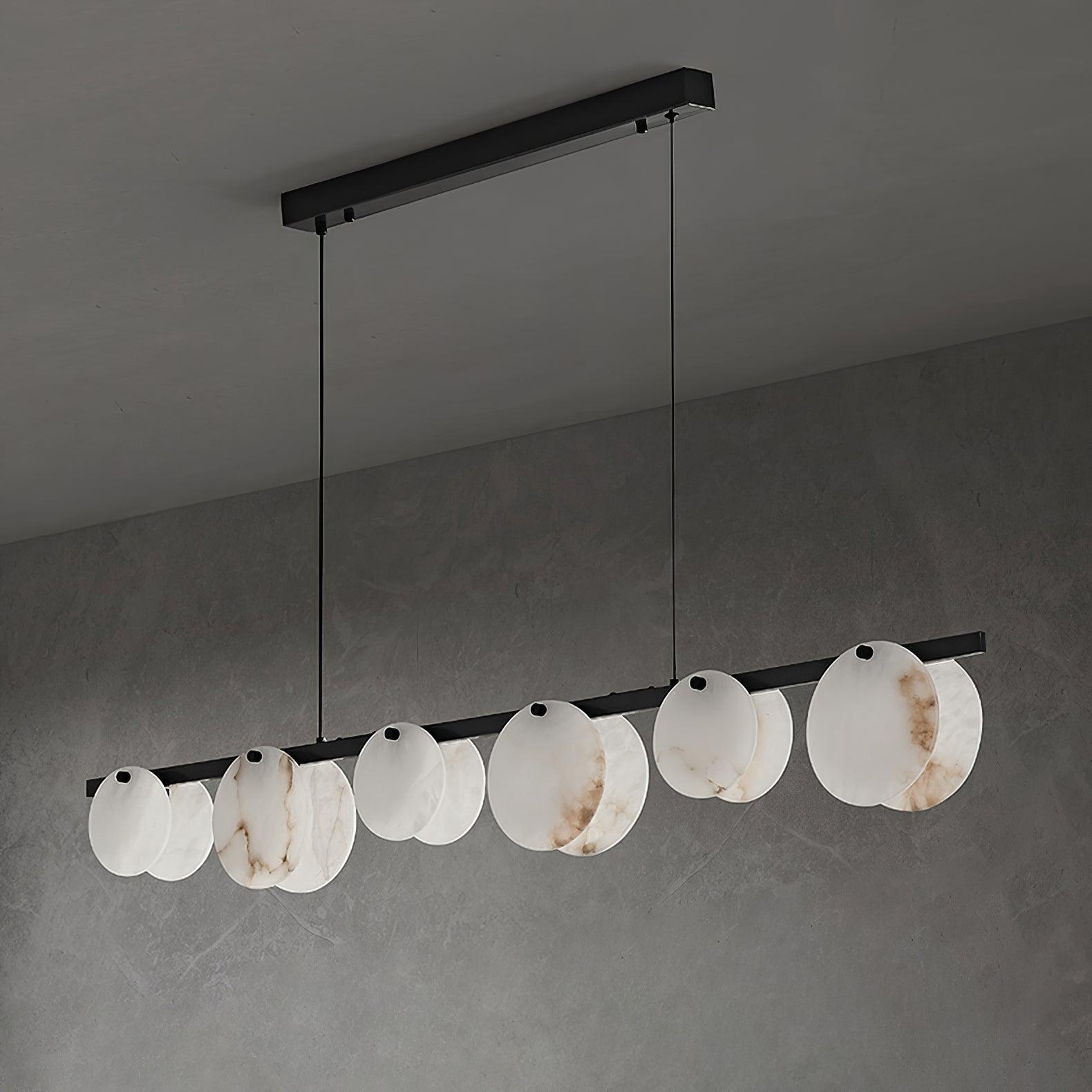 Olirel Linear Alabaster Pendant Light - Letslighting
