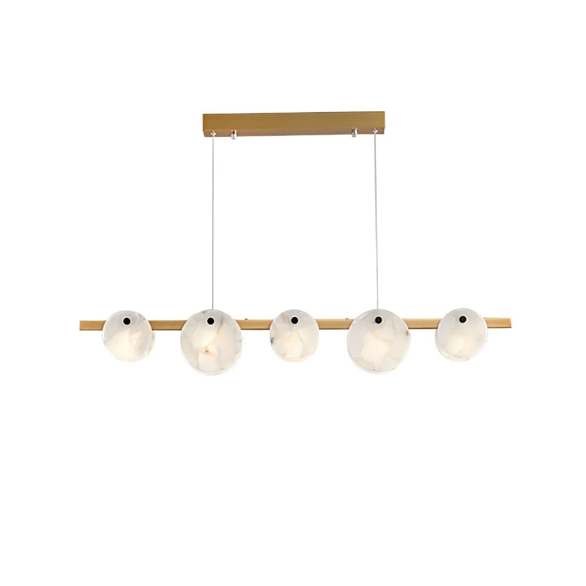 Olirel Linear Alabaster Pendant Light - Letslighting
