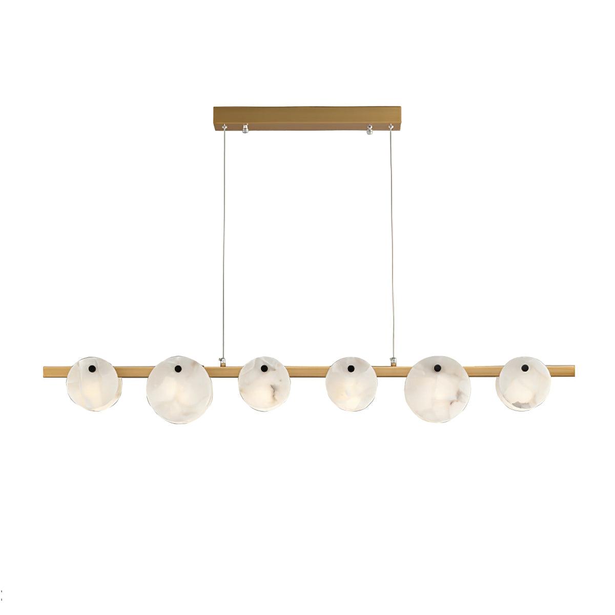 Olirel Linear Alabaster Pendant Light - Letslighting