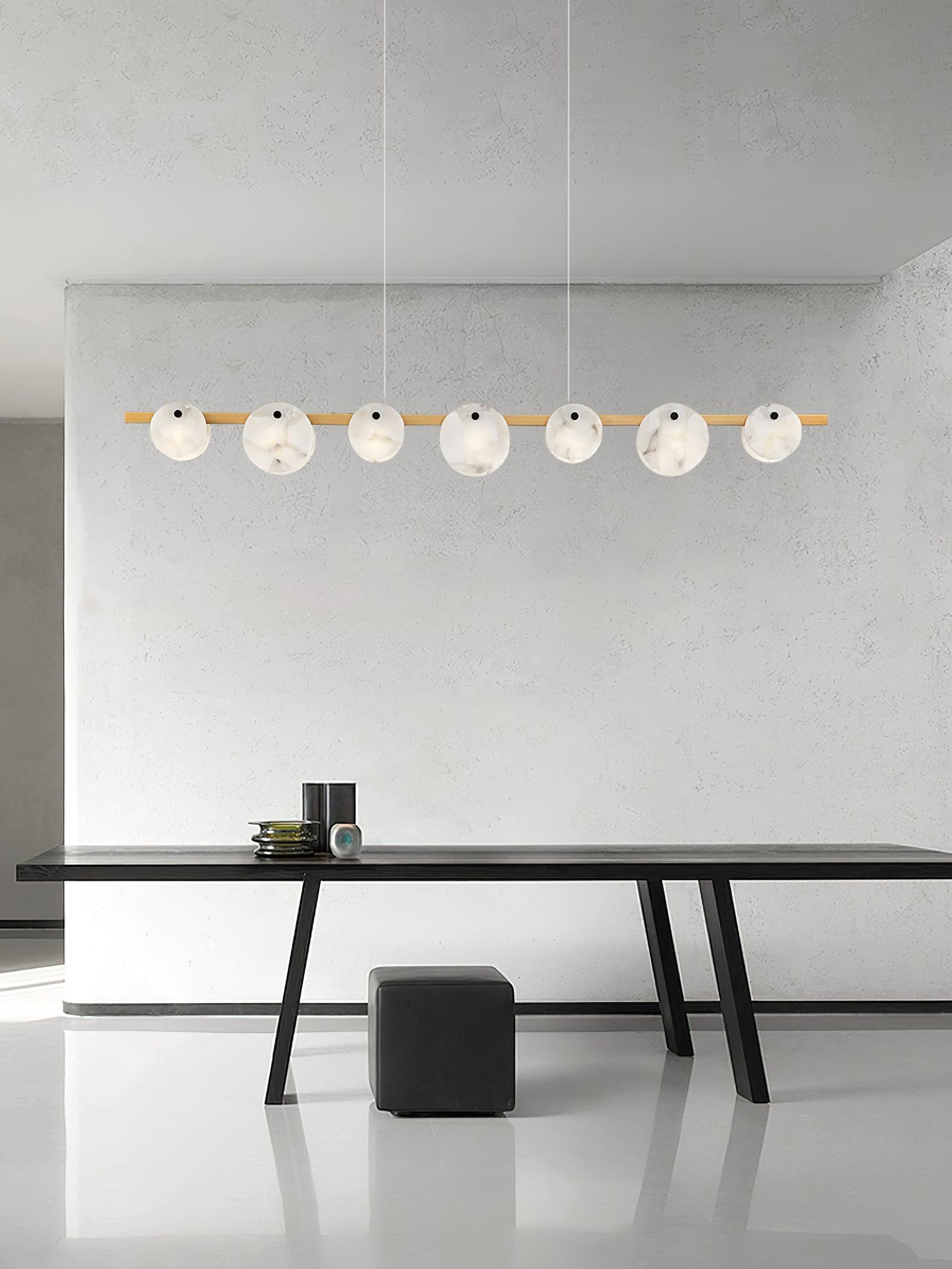 Olirel Linear Alabaster Pendant Light - Letslighting