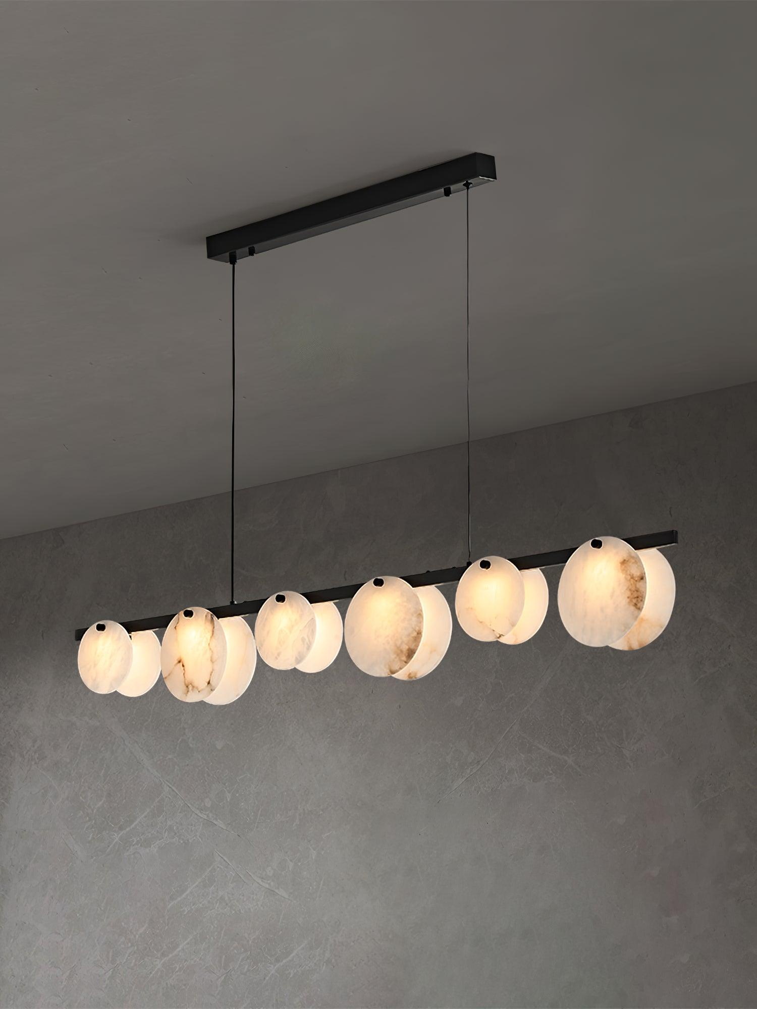 Olirel Linear Alabaster Pendant Light - Letslighting