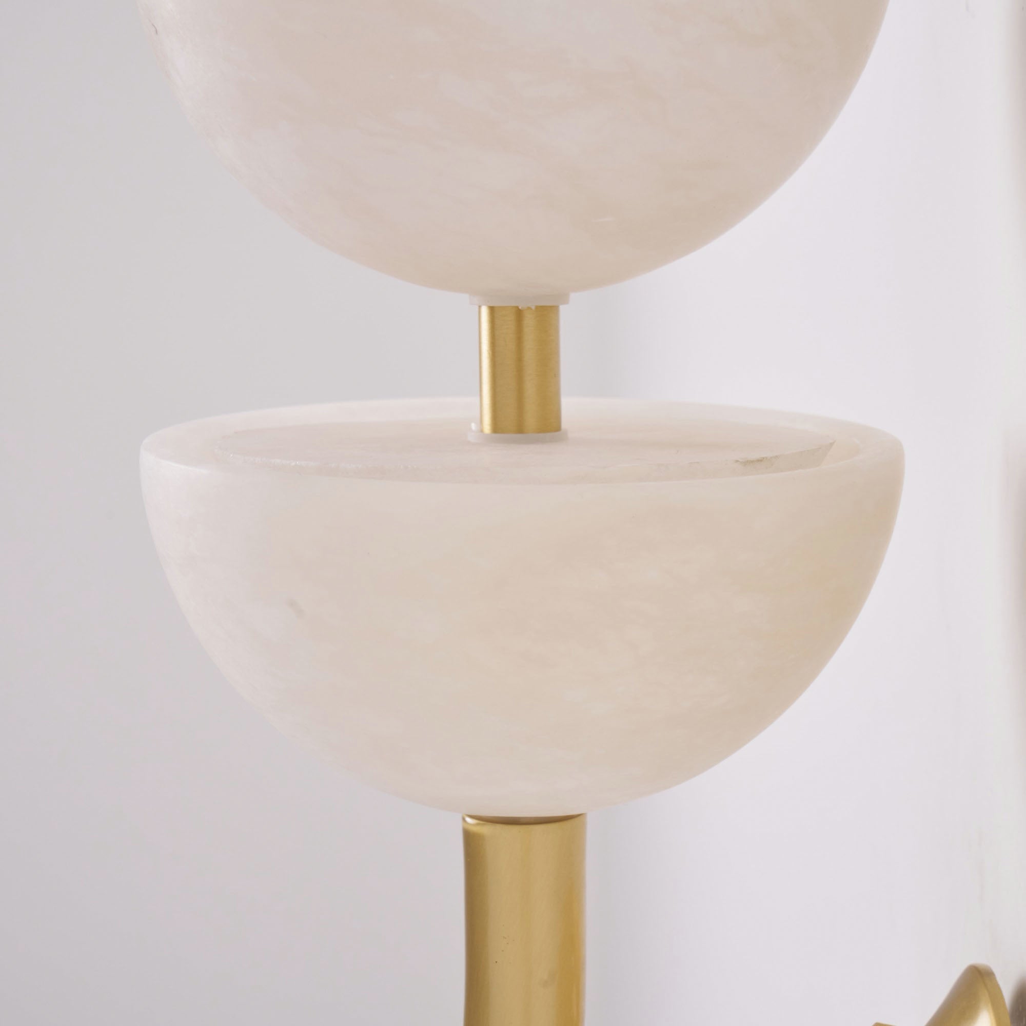 Vitheiel Modern Minimalist Art Alabaster Wall Lamp - Lamp Copper