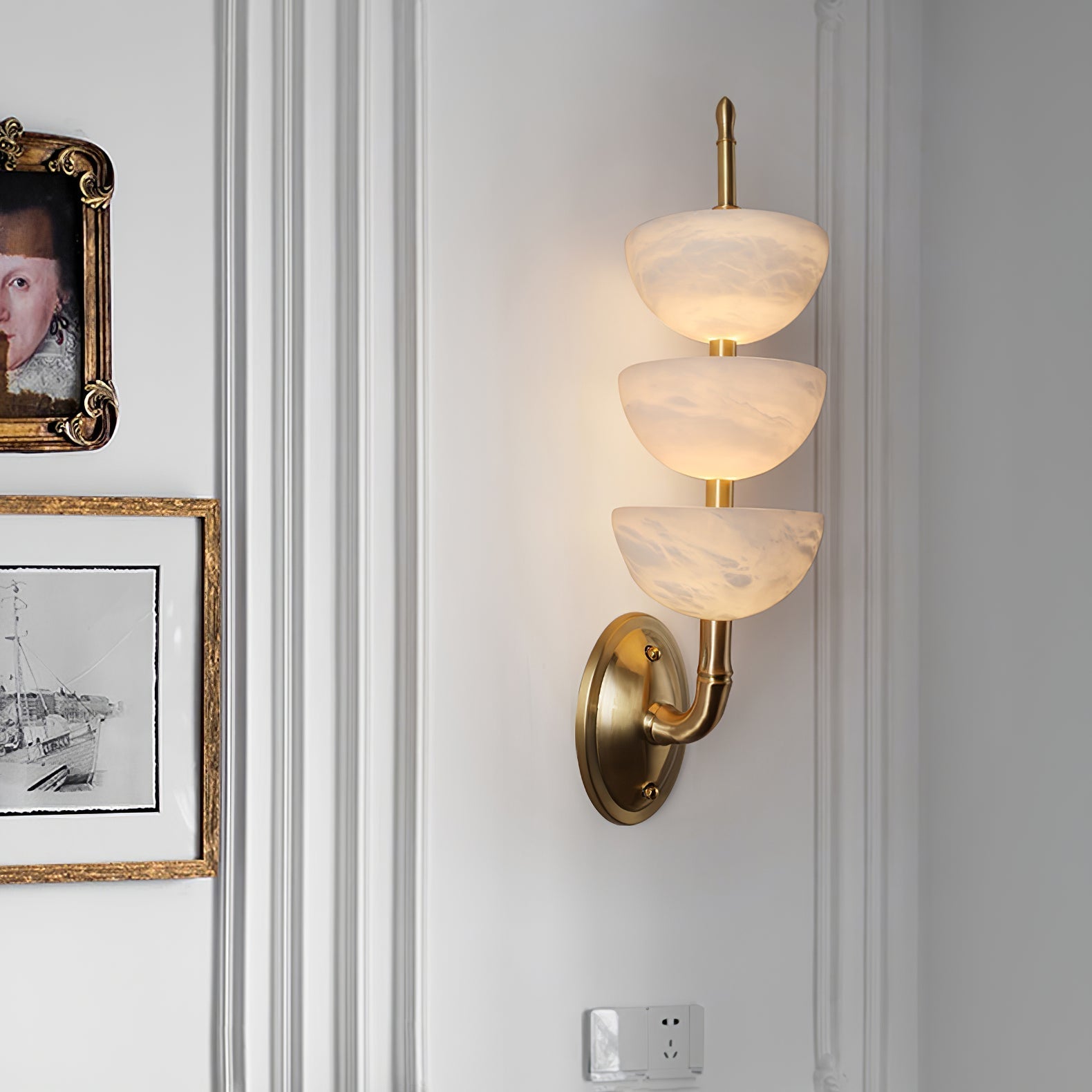 Ulmiraris Alabaster Wall Light - Letslighting