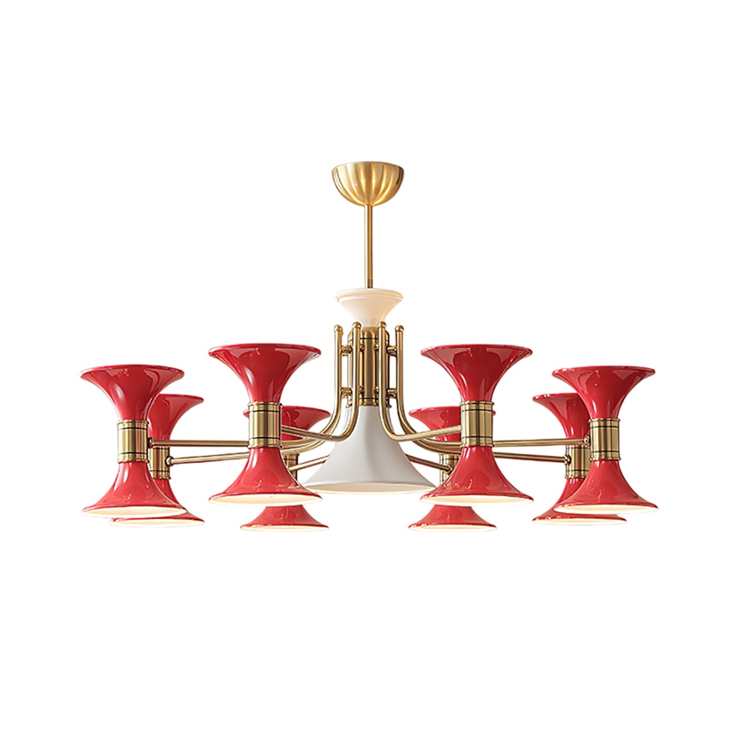 Tromina Moderne Luxe Art Fer Lustre