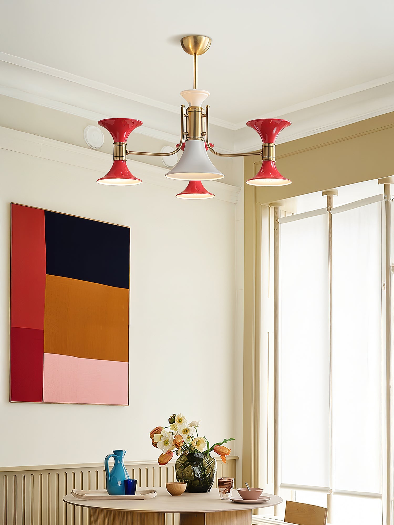 Tromina Moderne Luxe Art Fer Lustre