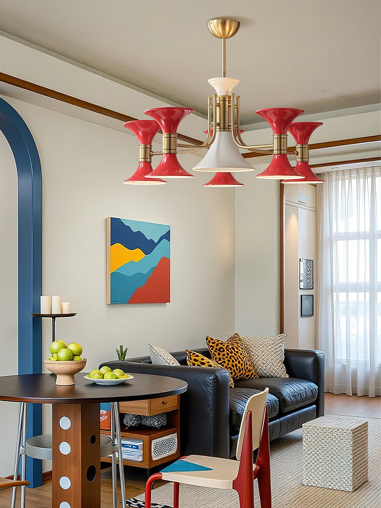 Tromina Moderne Luxe Art Fer Lustre