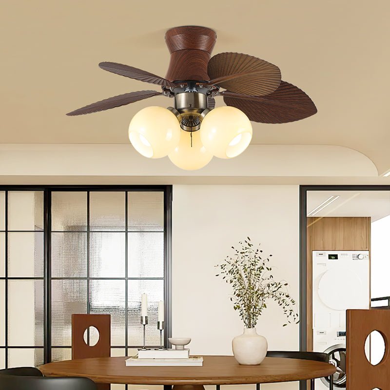 Tropi Plafonnier Ventilateur Élégant Lumineux