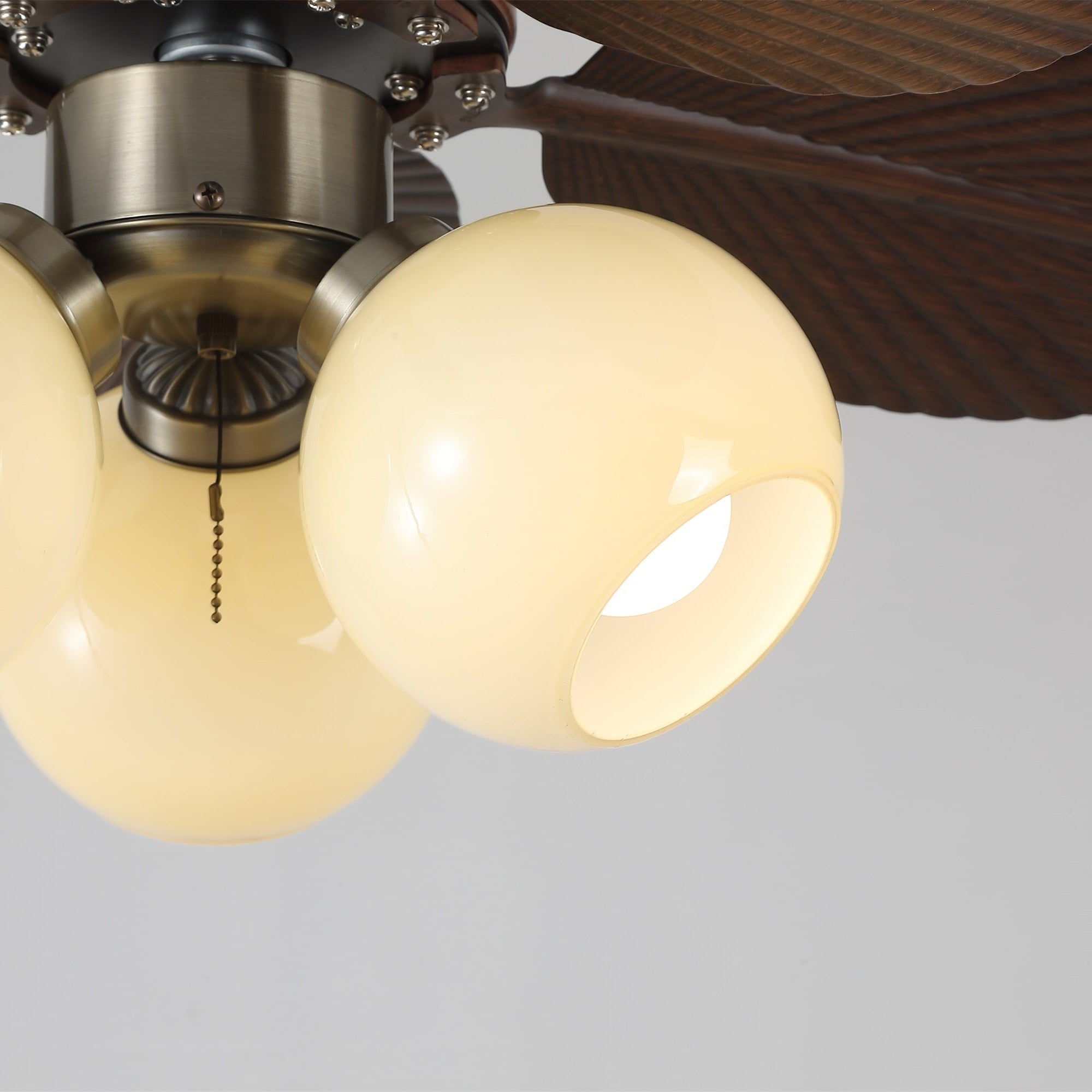 Tropi Plafonnier Ventilateur Élégant Lumineux
