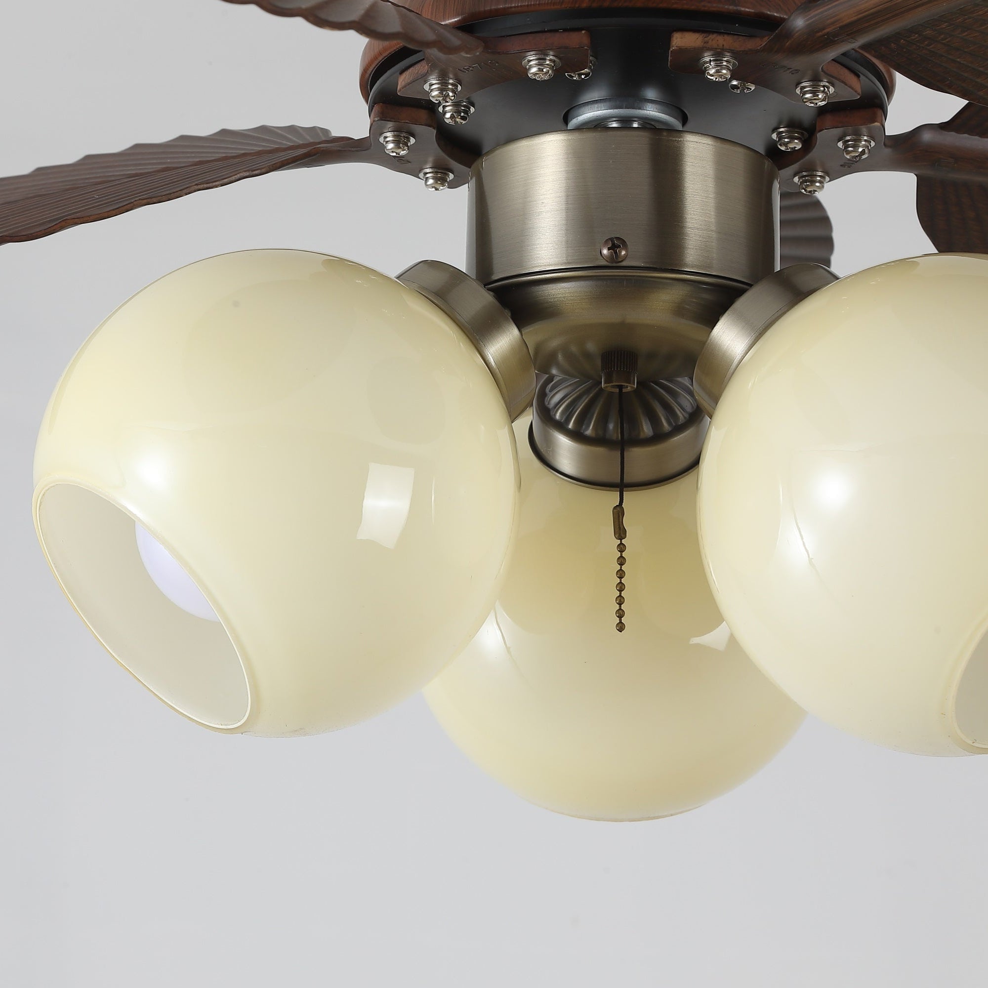 Tropi Plafonnier Ventilateur Élégant Lumineux
