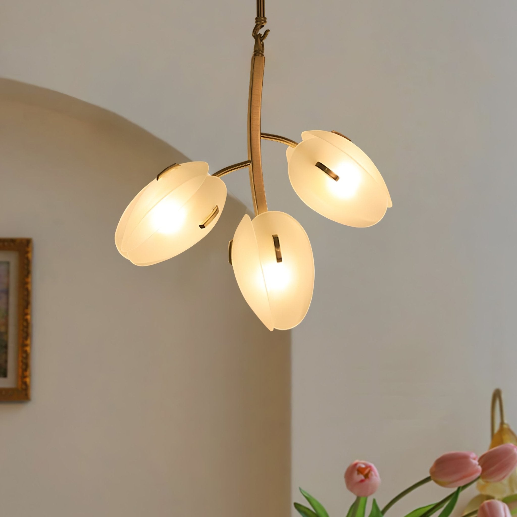 Blossom Contemporary Glass Chandelier - Blowlighting