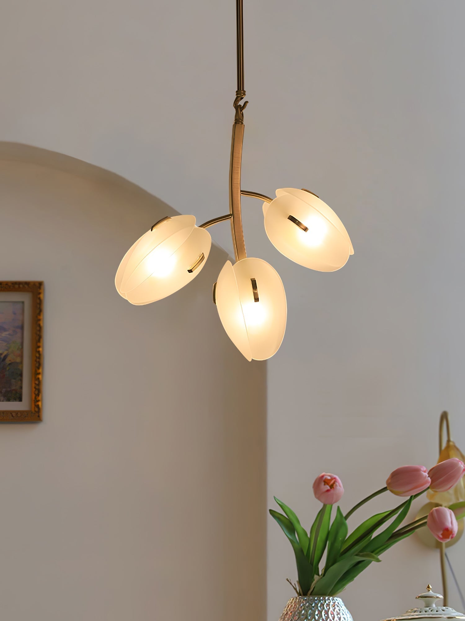 Blossom Contemporary Glass Chandelier - Blowlighting