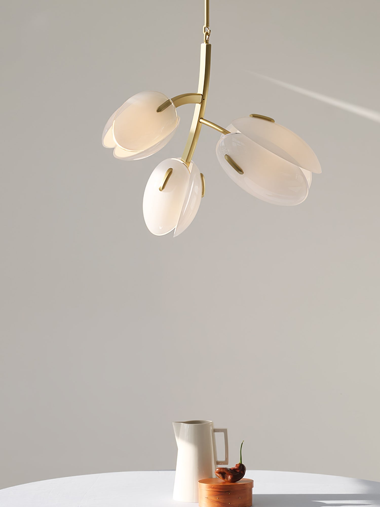 Blossom Contemporary Glass Chandelier - Blowlighting